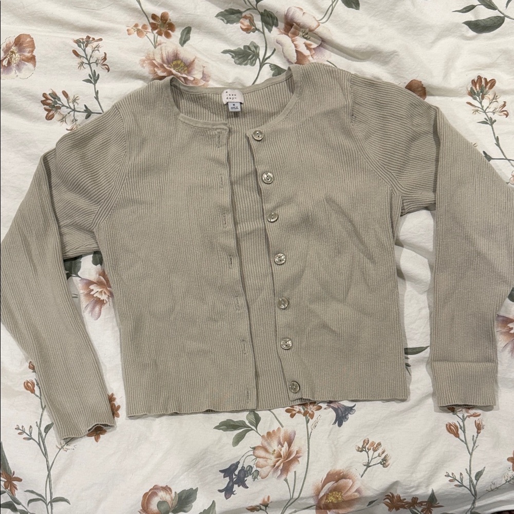 a new day Light Tan Ribbed Knitwear
